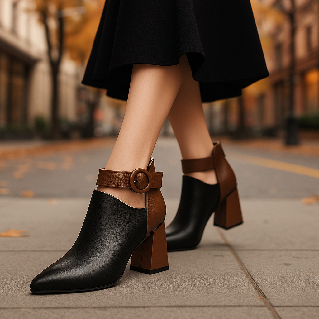 Carena | Leather Bottines
